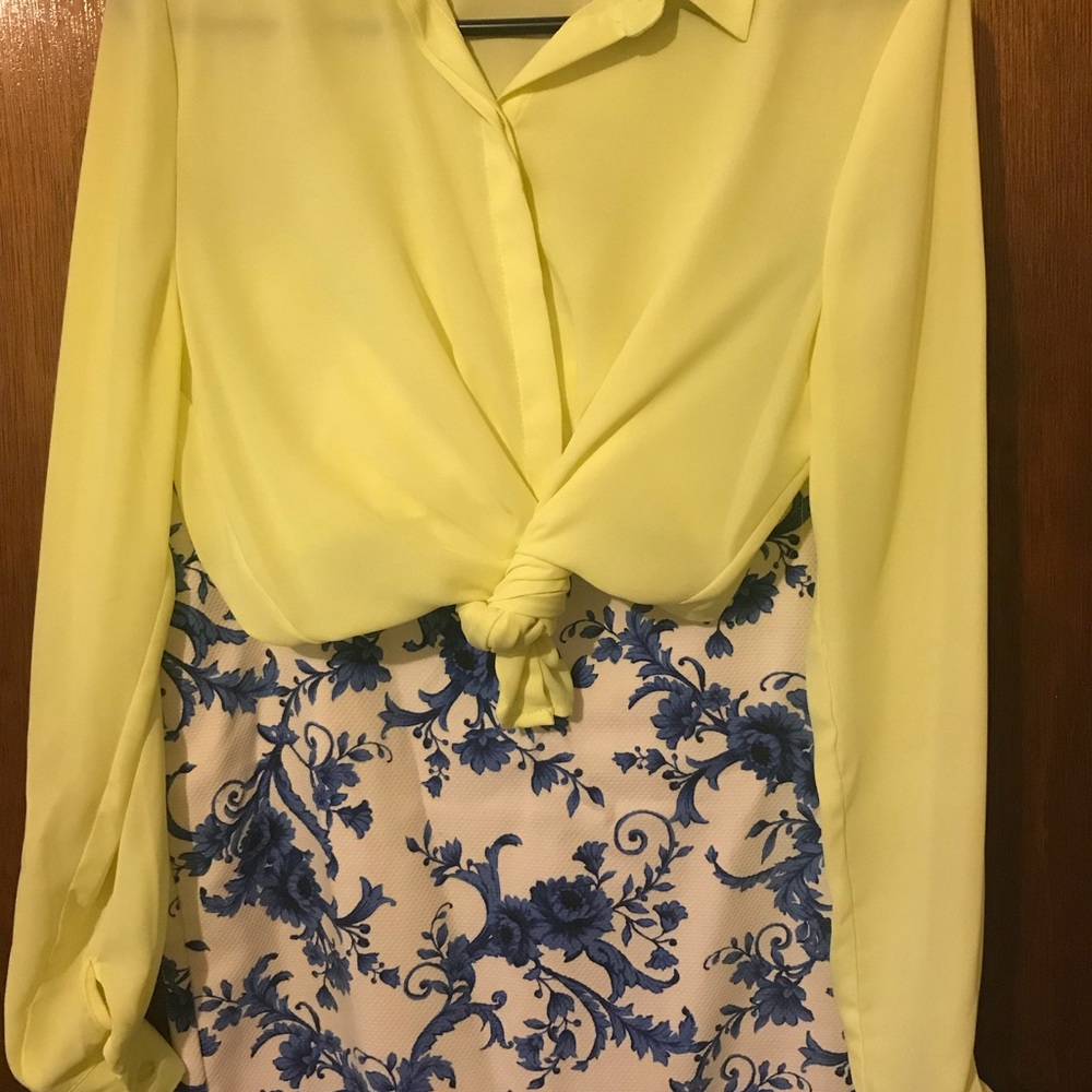 LAST CHANCE! Forever 21 dress shirt and skirt